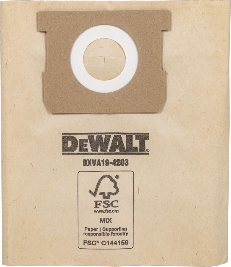 DeWalt Wegwerp Filterzak voor 45-61 Liter | 3 Stuks DXVA19-4203