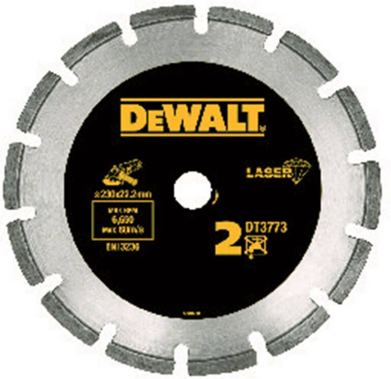 DeWalt Accessoires Diamantblad gesegmenteerd voor beton Ø230mm DT3773-XJ