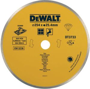DeWalt Diamantblad met gesloten rand voor keramiek Ø250mm asgat 25 4mm DT3733-XJ