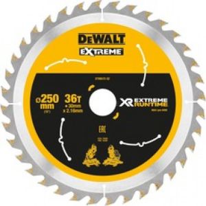 DeWalt DT99572 XR Cirkelzaagblad 250x30mm 36 tands