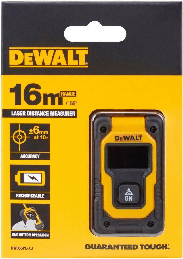 DeWalt DW055PL | Pocket Laser Afstandsmeter |16 mtr. DW055PL-XJ