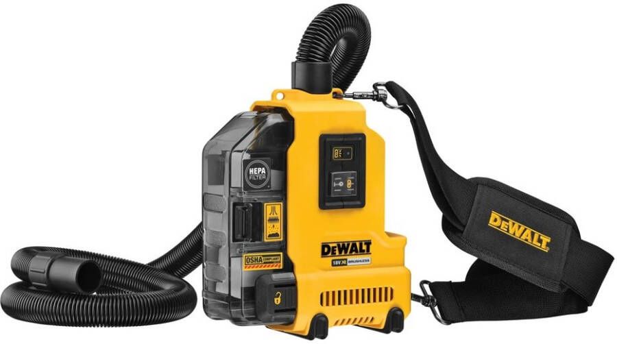 DeWalt DWH161N XR Flexvolt Draadloze stofafzuiging op accu | zonder accu&apos;s en oplader DWH161N-XJ