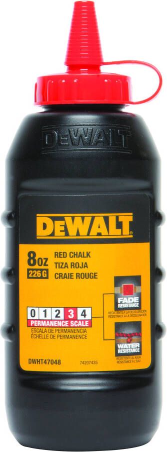 DeWalt DWHT47048-9 Slaglijnpoeder | Rood | 225 gram