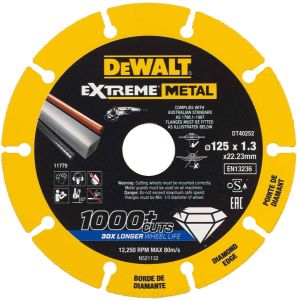 DeWalt EXTREME METAL doorslijpschijf metaal 300x25.4x3.3mm DT40256-QZ
