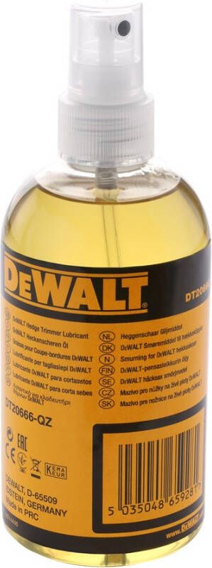 DeWalt Heggenschaar smeermiddel onderhoudspray 300ml DT20666-QZ