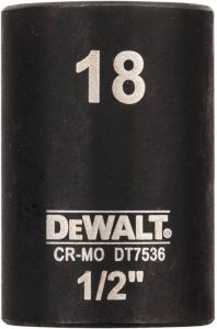 DeWalt Impact dop 18mm 1 2" (Kort 38mm) DT7536-QZ