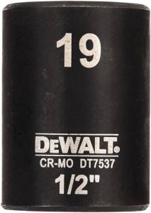 DeWalt Impact dop 19mm 1 2" (Kort 38mm) DT7537-QZ