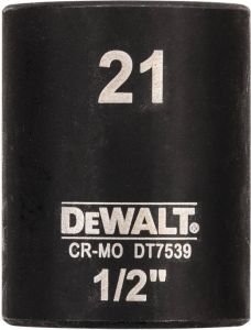 DeWalt Impact dop 21mm 1 2" (Kort 38mm) DT7539-QZ