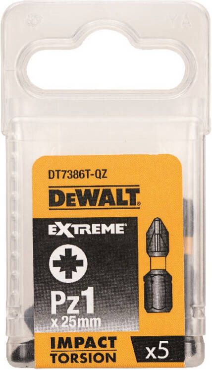 DeWalt IMPACT Torsion 25mm Pz1 DT7386T-QZ