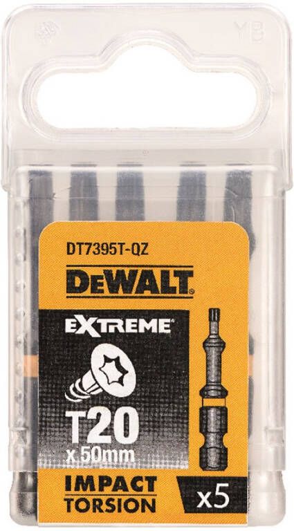 DeWalt Accessoires IMPACT Torsion 50mm Torx T20 DT7395T-QZ