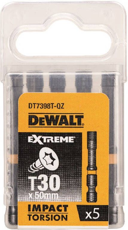 DeWalt Accessoires IMPACT Torsion 50mm Torx T30 DT7398T-QZ