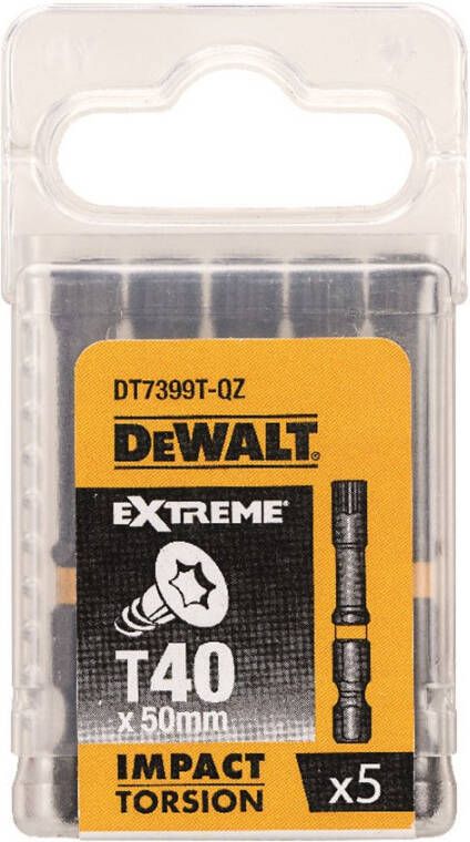 DeWalt Accessoires IMPACT Torsion 50mm Torx T40 DT7399T-QZ