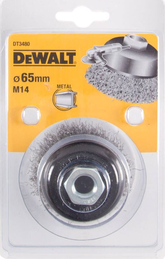 DeWalt Accessoires Komborstel slijper 65x19mm M14 DT3480-QZ