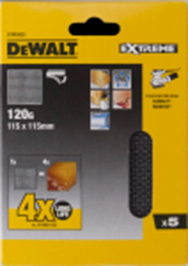 DeWalt Accessoires Mesh schuurgaas 115x115mm K120 DTM3023-QZ