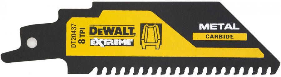 DeWalt Accessoires Reciprozaagblad Carbide | 102x3 1 mm | metaal DT20437-QZ