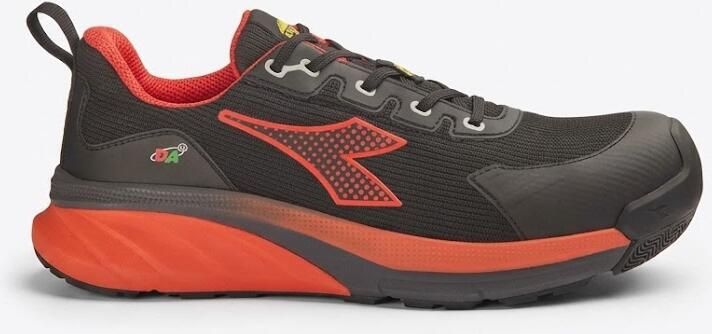 Diadora Werkschoen VORTEX DA2 LOW S3S 182042 | Zwart Rood | 8054795150268
