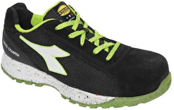 Diadora Werkschoen Glove Eco 177661 Laag S1P | Zwart Groen | 8032521552395