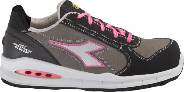 Diadora Werkschoen Run Net AB 181148 S3S D0447 | Smoked Pearl silver D0447 | 8053607620937