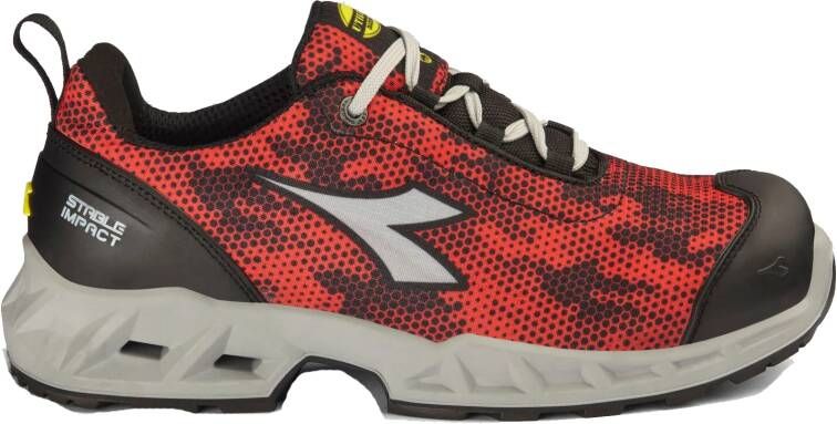 Diadora Werkschoen Shark Si Low 181159 S1PS C1462 | Black Red C1462 | 8053607616787