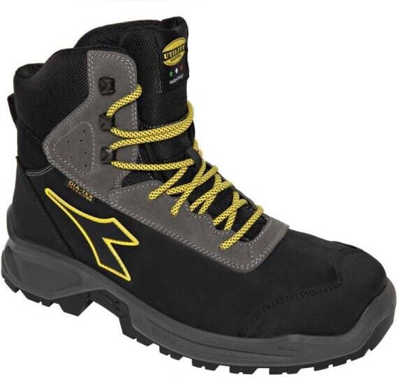 Diadora Werkschoen Sport Diatex 181119 Hoog S7S | Black Steel Gray C2815 | 8053607613359
