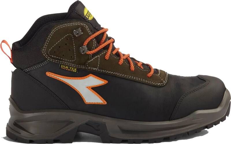 Diadora Werkschoen Sport Diatex 181120 Mid S3 (Zwart Groen) | Zwart Groen | 8053607615988