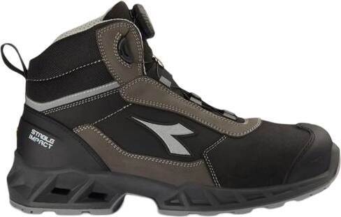 Diadora Werkschoen ST Imp Lea Q Mid 180611 S3S C2680 | Black Shadow C2680 | 8053607825059