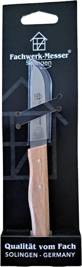 Diggers Keukenmes | 17 5 cm |Houten Handvat | Recht | Carbon Gietstaal DIG531