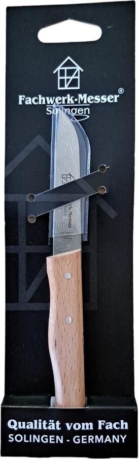 Diggers Keukenmes | 17 5 cm |Houten Handvat | Recht | RVS DIG524