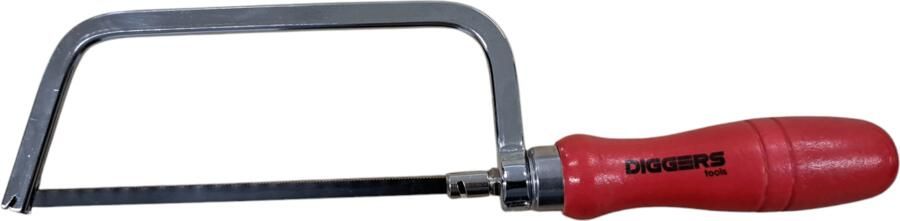 Diggers Mini Hacksaw | Hand Metaalzaag | Houten Handvat | 15 cm DIG498