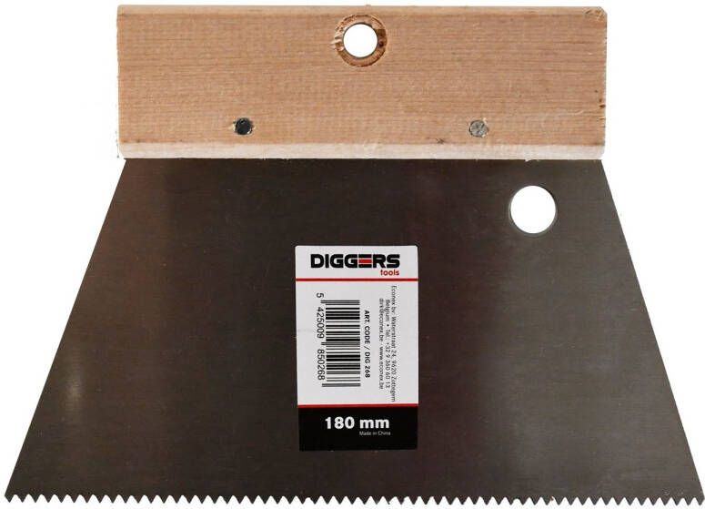 Diggers Lijmkam | 180mm | Fijn DIG268