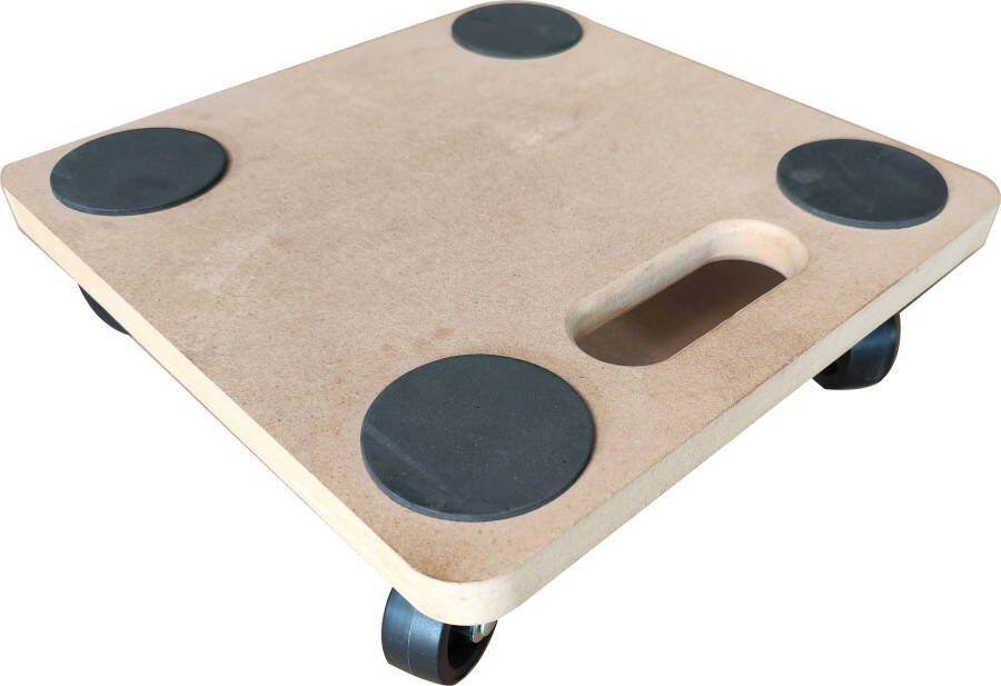 Diggers MDF Dolly | 29x29cm | 200kg Capaciteit | 50mm Harde PP wielen | FSC 100% DIG771