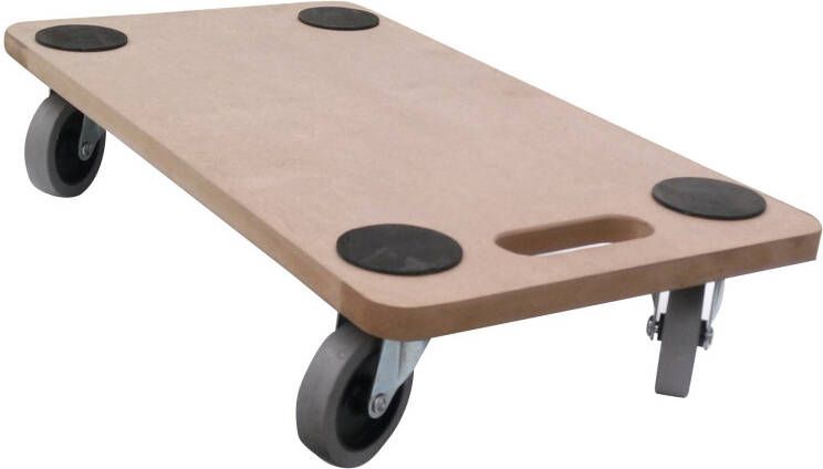 Diggers MDF Dolly | 58x29cm | 200kg Capaciteit | 75mm Zachte PP Wielen | FSC 100% DIG795