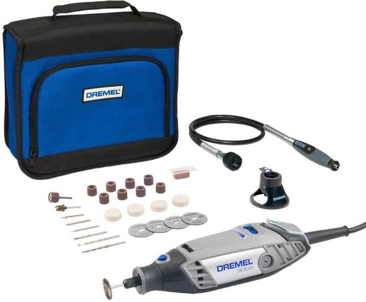 Dremel 3000 | 25 accessoires | 2 hulpstukken | In opbergtas F0133000HA