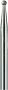 Dremel accessoires Diamantstift 2 mm | 26157103JA - Thumbnail 1
