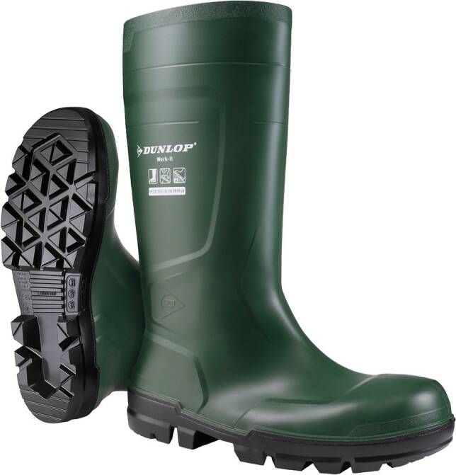 Dunlop NB2KL01 Work it PVC Laars S5 | Groen | 8713197372783