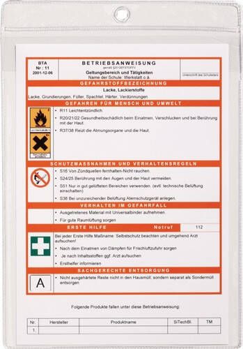 Durable Zichtmap | transparant | PP-folie documentecht | met oog | 10 stuks 230719