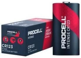 Duracell Procell Intense Lithium batterij CR123A 3V doos(10) 3015190