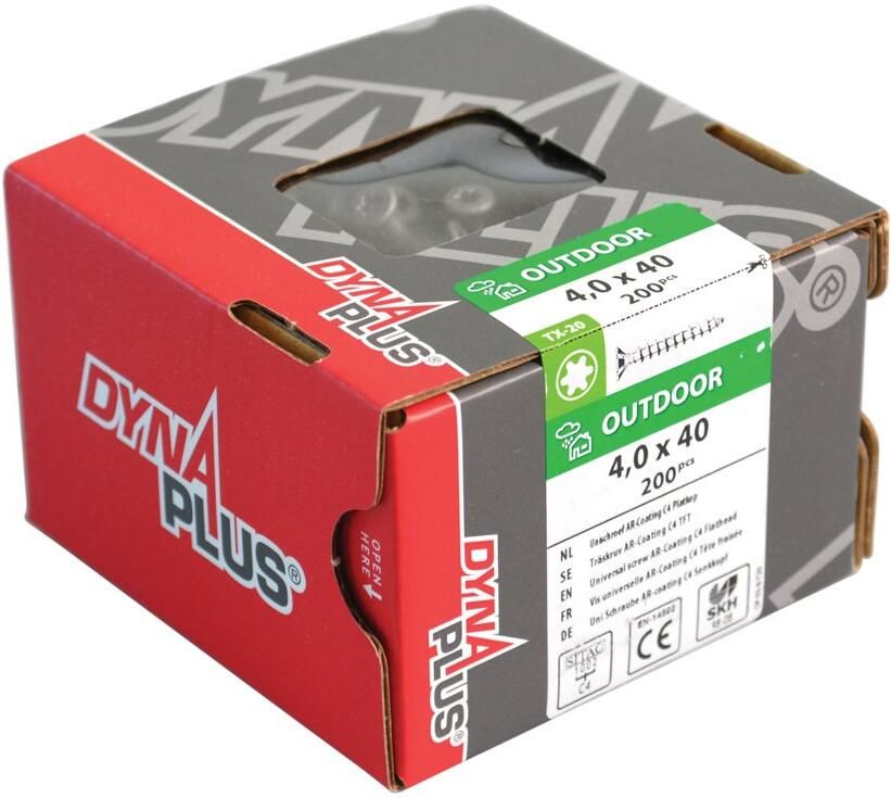 Dynaplus Constructieschroef Ar-Coating Pk +Snijpunt Torx TX30 6.0X140 70 | 100 stuks 0281.08.51001 - Foto 12