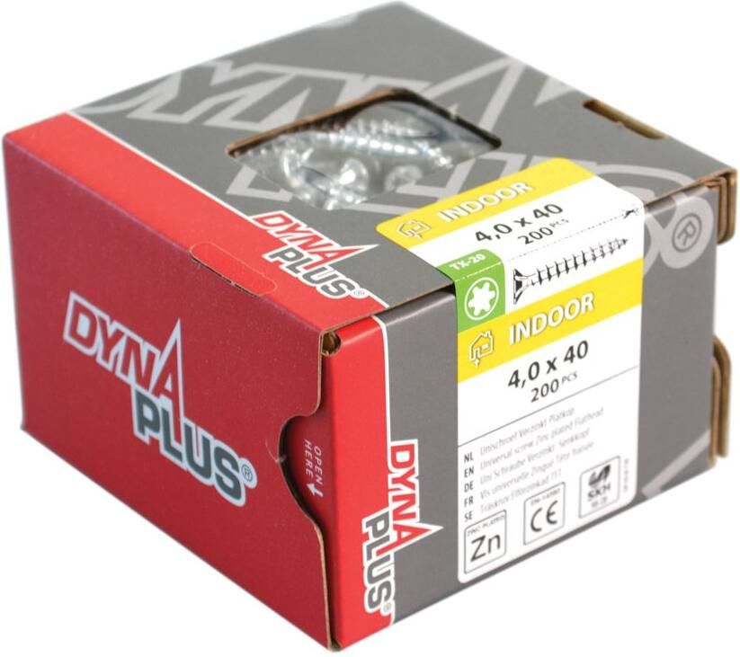 Dynaplus Constructieschroef Vz Pk +Snijpunt Torx TX30 6.0X100 55 | 100 stuks 0281.01.50601 - Foto 13