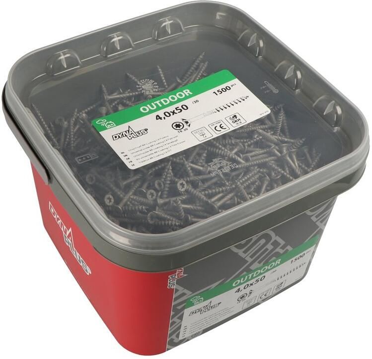 Dynaplus Unischroef Ar-Coating Pk +Snijpunt Torx TX30 6.0X100 55 | 250 stuks 0289.14.50601