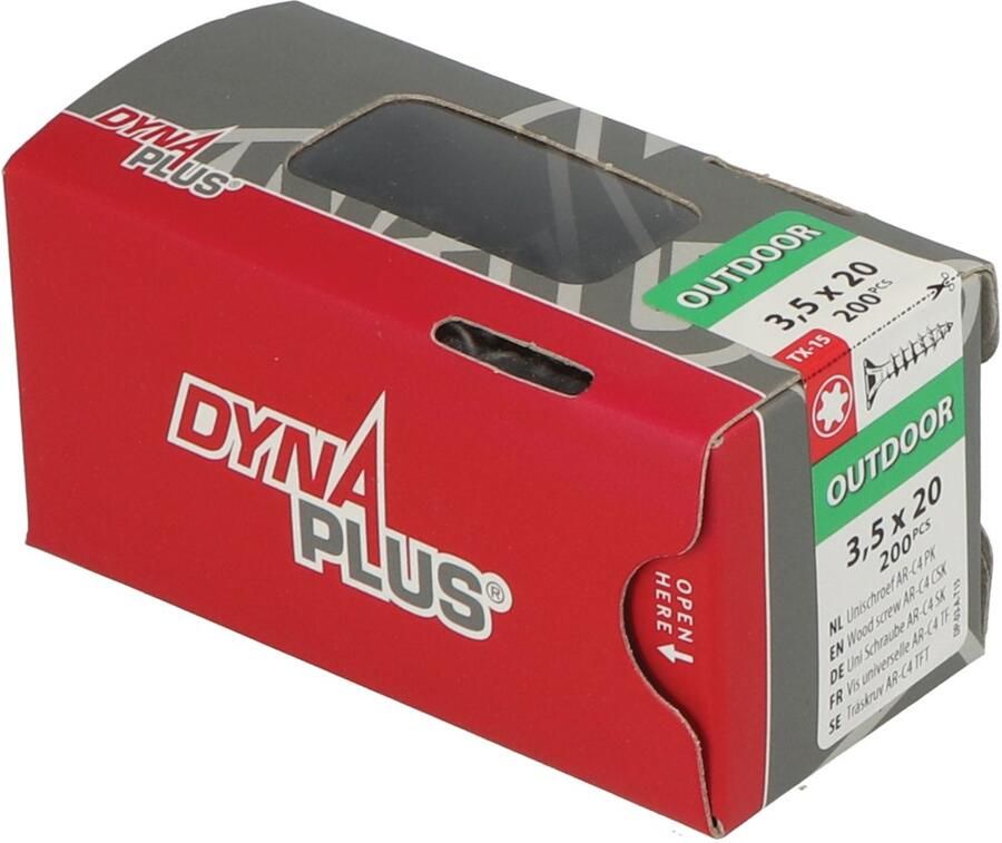 Dynaplus Constructieschroef Ar-Coating Pk +Snijpunt Torx TX30 6.0X140 70 | 100 stuks 0281.08.51001 - Foto 2