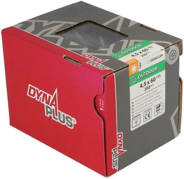 Dynaplus Constructieschroef Ar-Coating Pk +Snijpunt Torx TX30 6.0X140 70 | 100 stuks 0281.08.51001 - Foto 6
