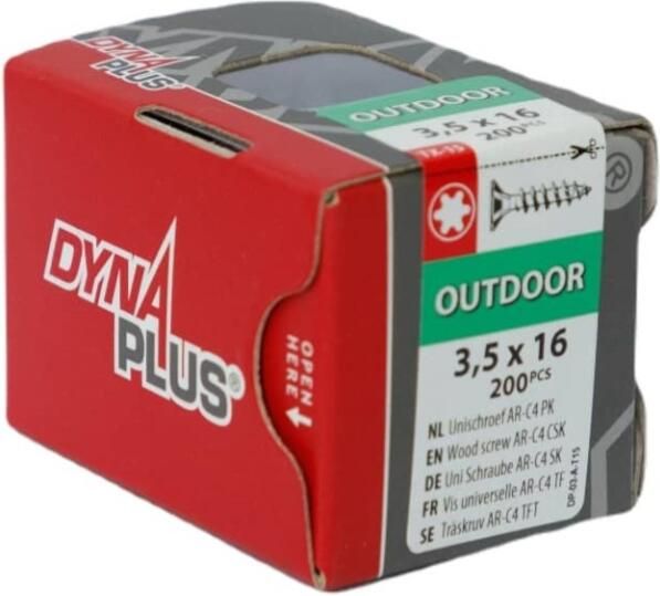 Dynaplus Constructieschroef Ar-Coating Platkop Deeldraad +Snijpunt Torx TX30 6.0X130 70 | 100 stuks 0281.08.50901 - Foto 15