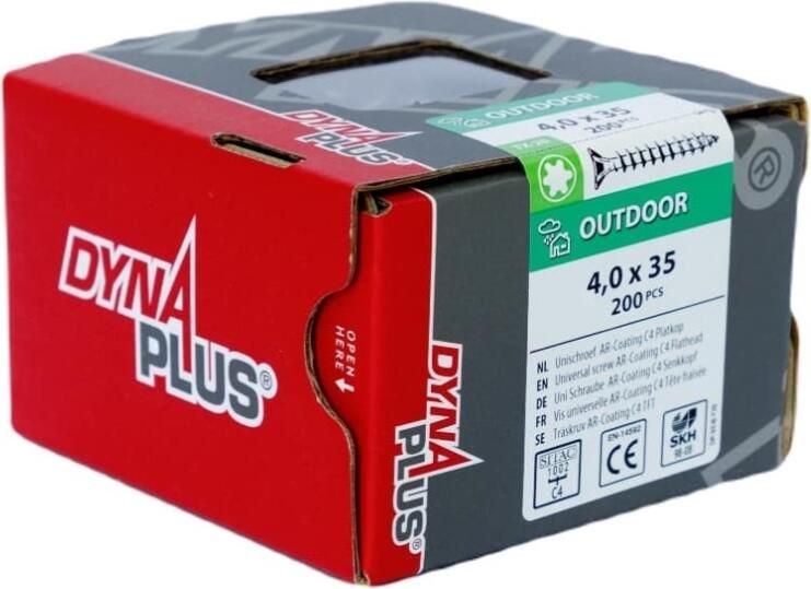 Dynaplus Constructieschroef Ar-Coating Platkop Deeldraad +Snijpunt Torx TX30 6.0X130 70 | 100 stuks 0281.08.50901 - Foto 12