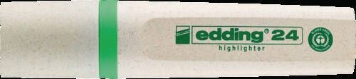 Edding Textmarker | lichtgroen | streepbreedte 2-5 mm spitse punt | 10 stuks 4-24011