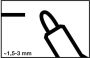 Edding Whiteboardmarker | zwart | streepbreedte 1 5-3 mm ronde punt | 10 stuks 4-250001 - Thumbnail 2