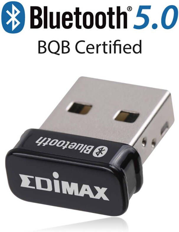 Edimax Bluetooth 5.0 Nano USB Adapter | 1 stuks BT-8500