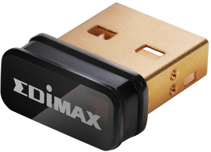 Edimax N150 Wi-Fi 4 Nano USB Adapter | 1 stuks EW-7811UN V2 EW-7811UN V2