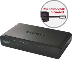 Edimax Netwerk Switch Gigabit 8 Poorten | 1 stuks ES-5800G V3 ES-5800G V3