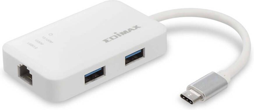 Edimax USB-C naar 3-poorts USB 3.0 Gigabit Ethernet-hub | 1 stuks EU-4308